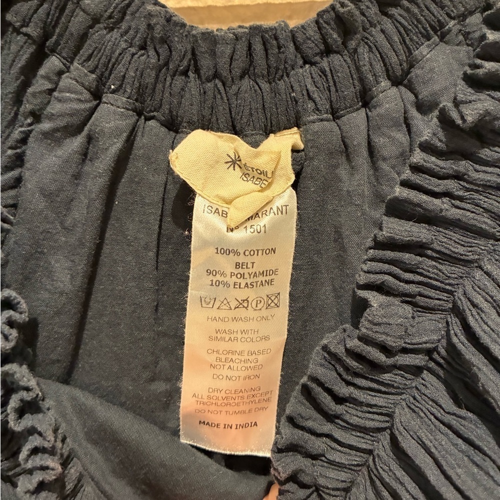 Etoile Isabel Marant Women’s Off Shoulder Mini Dress Gauze Resortwear Size 2 - Picture 5 of 9